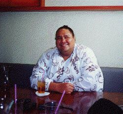 Ake smiling at interview